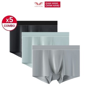 Combo 5 quần lót nam dáng Boxers & Trunks thun lạnh kháng khuẩn VINGO co giãn 4 chiều thoải mái vận động P005 VNGO