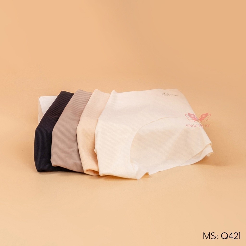 Quần lót nữ su thạch tàng hình không viền VINGO hàng Việt Nam Q421 VNGO