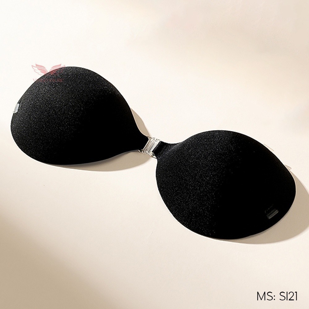 Áo dán siêu nâng ngực mút dày 6cm VINGO khuy cài trước SI21 VNGO - Tặng dây áo trong