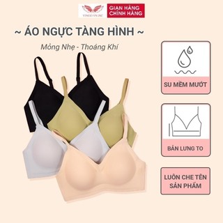 Áo Lót Không Gọng Đệm Mỏng Su Không Viền Mát Lạnh VINGO S216 - 4002 VNGO