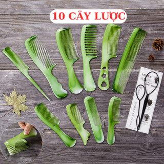Set 10 Lược Răng Thưa,Lược Răng Nhỏ Mẫu Mới- Lược chải tóc, cắt tó -  Lastore