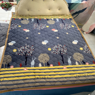 Thảm nỉ trải giường lông cừu cao cấp 3 lớp trải sàn mùa đông siêu ấm