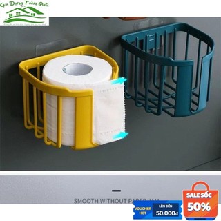 Giỏ đựng đồ đa năng giấy vệ sinh dán tường