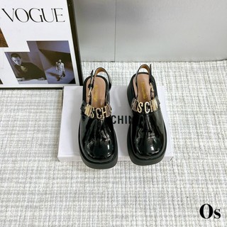 Sandal xuồng Mos bản mới da mềm sz 35-38 fullbox
