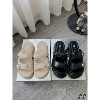 Dép miu da mềm hàng hộp bạc cao cấp Size 35-39 fullbox