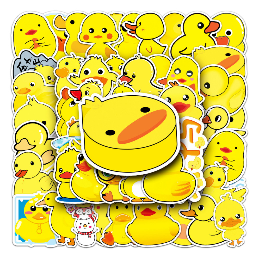 Bộ 50 Sticker B.Duck Vui Nhộn Chống Thấm Nước Trang Trí Xe Hơi