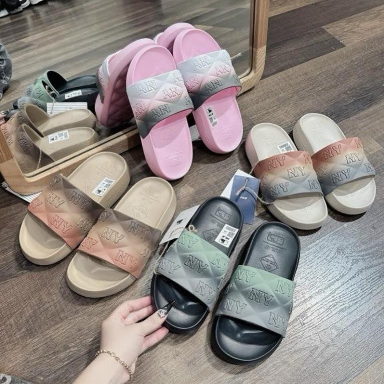 Dép đúc MLB NY sơn nam nữ chính hãng freeship Unisex-Dép Chunky Bouncer Slide nam nữ - Dép đúc bản p