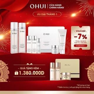 Bộ cân bằng dưỡng trắng da OHUI Extreme White 7pcs Set