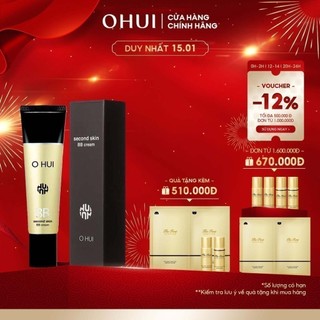 Kem nền che khuyết điểm ohui second skin bb cream 35ml