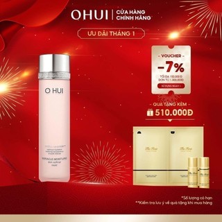 Nước hoa hồng dưỡng ẩm cho da khô OHUI Miracle Moisture Skin Softener - Moist 150ml