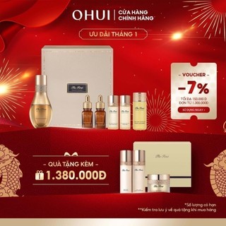 Bộ Tinh chất tăng cường tế bào gốc chống lão hóa toàn diện OHUI The First Sym-Micro Essence