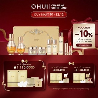 Bộ tinh chất vàng 24k tái sinh da OHUI The First Geniture Ampoule Advanced