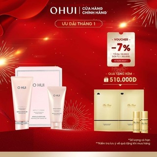 Bộ Sữa rửa mặt dưỡng ẩm OHUI Miracle Moisture Cleansing Foam