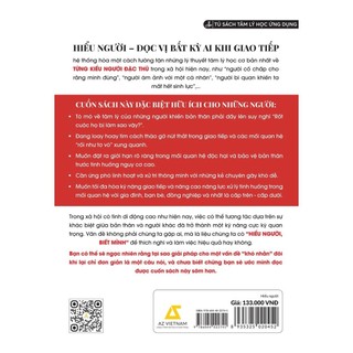 Sách - Hiểu Người (Đọc Vị Bất Kỳ Ai Khi Giao Tiếp) - AZVietNam