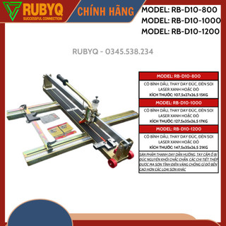 Bàn cắt gạch đẩy tay RUBYQ 80cm 1m 1,2m RUBYQ
