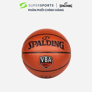 Banh bóng rổ spalding vba logo outdoor-brown - nâu - 83-670z
