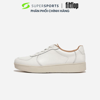 Giày thể thao nữ fitflop rally leather panel - trắng - gg2-194