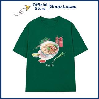 Áo Thun Ẩm Thực Việt Nam PHỞ BÒ Unisex Nam Nữ UT TA