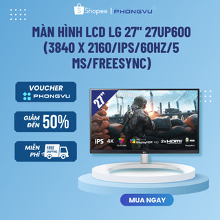Màn hình lcd lg 27'' 4k 27up600-w.atv - chính hãng lg việt nam - bảo hành 24 tháng