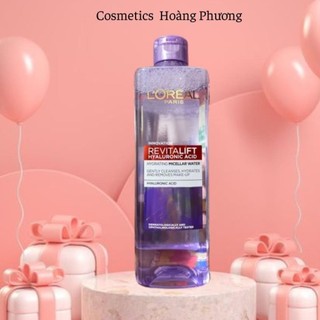 Nước Tẩy Trang L’Oreal Paris Revitalift Hyaluronic Acid Hydrating 400ml