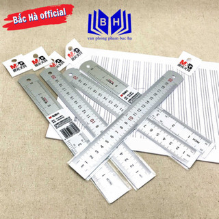 Thước kẻ nhôm không rỉ 20cm m&g arln 0483, thước kẻ 20cm m&g 9026, thước kim loại m&g 20cm 9026