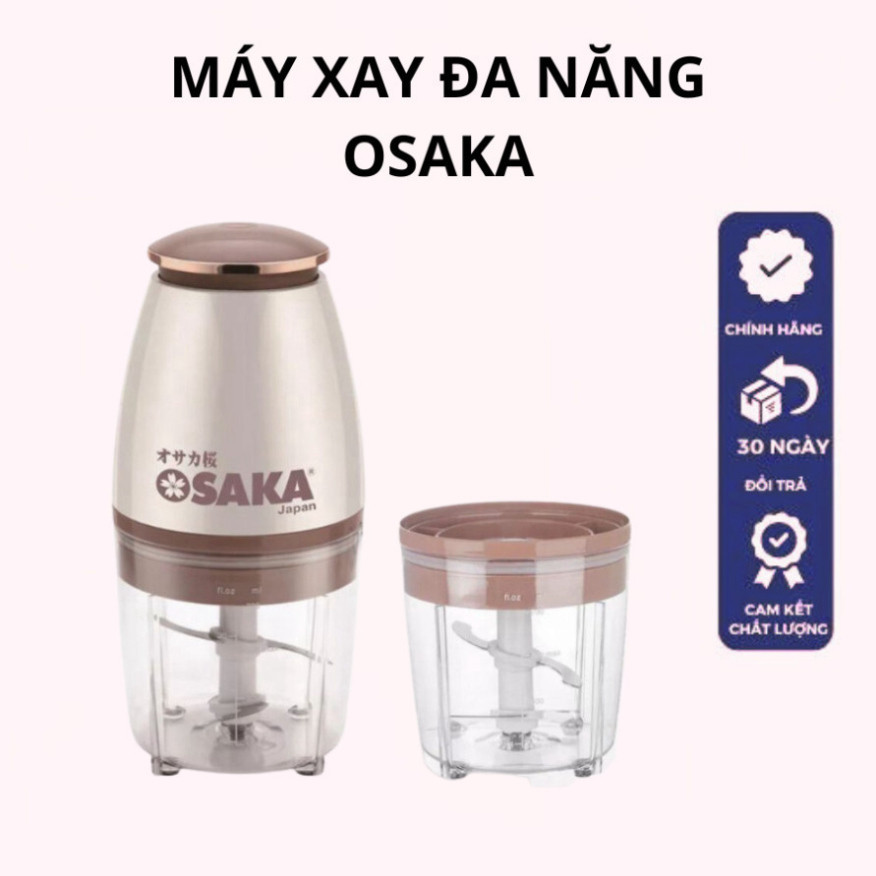Máy Xay Thịt Osaka Nhật Bản, Máy Xay Thực Phẩm Nhà Bếp, Máy Xay Sinh Tố Dung Tích 750ml Công Suất 350W New