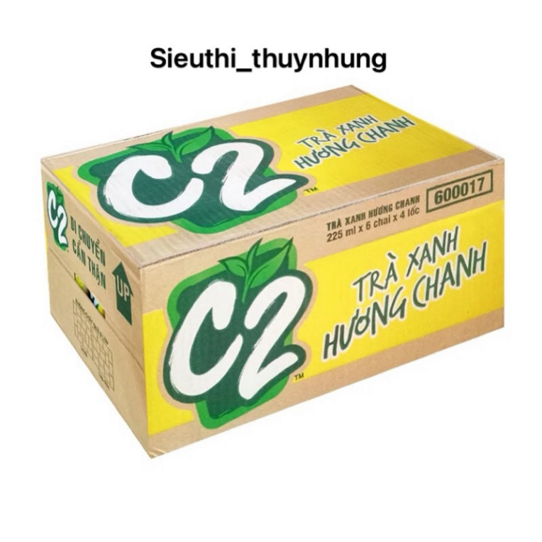 DohaMart Thùng 24 chai trà xanh C2 225ml