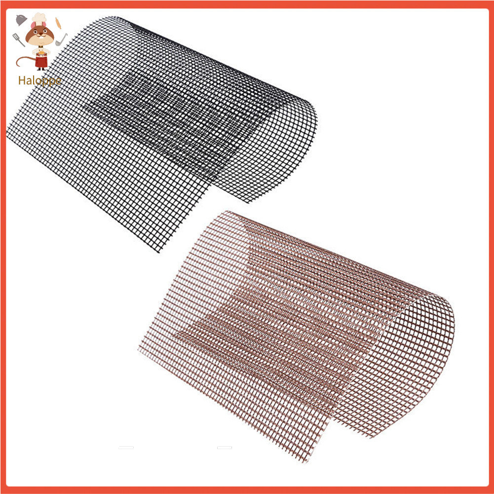 Tấm lưới nướng thịt BBQ PTFE không dính chịu nhiệt tái sử dụng