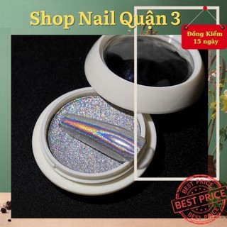 Tráng gương crom trang trí móng - bột tráng gương chà móng nail quận 3