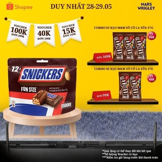 Kẹo Sô Cô La Snickers Funsize 240g