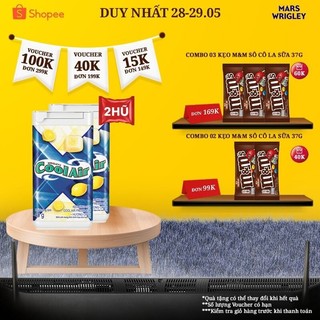 Combo 2 Kẹo Sing-Gum Cool Air Fresh Cube - Hương Chanh 40g