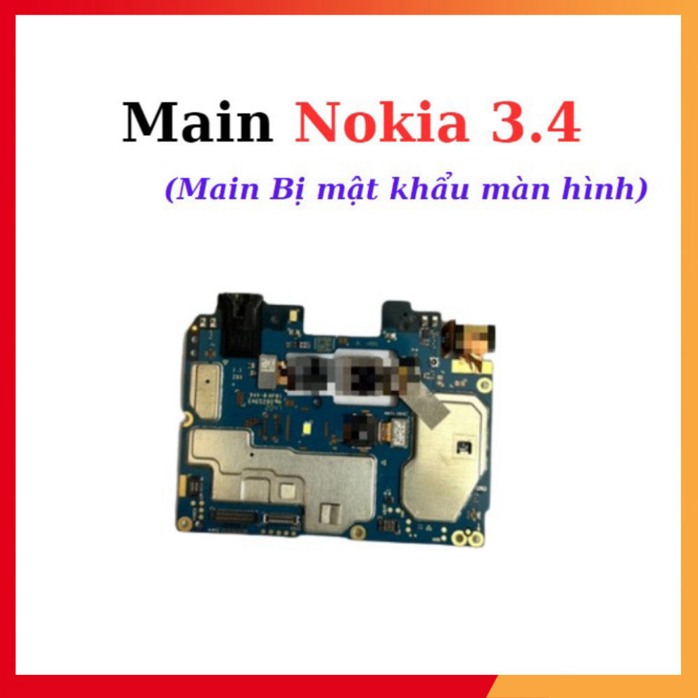 Main nokia 3.4 mọi chức năng ok, bị mật khẩu màn hình sản phẩm mới cập nhập