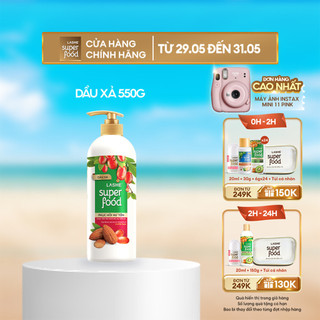  Dầu xả LASHE SUPERFOOD phục hồi hư tổn 550G