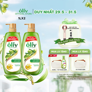  Combo 2 Dầu gội Ôliv Bồng Bềnh 1L