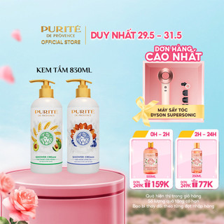  Kem Tắm Purite Dưỡng Da 830ml