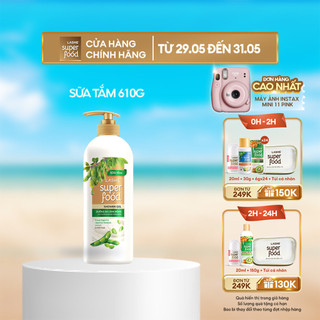  Sữa tắm LASHE SUPERFOOD dưỡng da căng bóng 610G