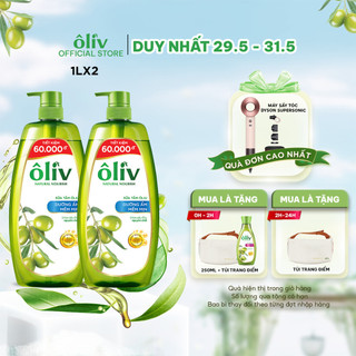  Combo 2 Sữa tắm Ôliv Mềm Mịn 1L
