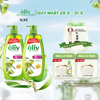  Combo 2 Sữa tắm Ôliv Sáng Da 1L