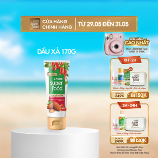  Dầu xả LASHE SUPERFOOD phục hồi hư tổn 170G
