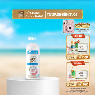  Lăn hút mùi LASHE SUPERFOOD se khít lỗ chân lông 50ml