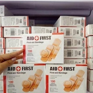 Hộp 100 Băng Gâu Y Tế Miếng Dán Cá Nhân Dán Vết Thương Ngoài Da Tiện Lợi An Toàn