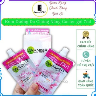 Gói Kem Dưỡng Trắng Da, Chống Nắng Garnier Thái Lan