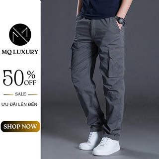 Quần Kaki Túi Hộp - JG4 Quần Kaki Túi Hộp Cao Cấp Ống Xuông, Chất Kaki Siêu Đẹp MQ LUXURY 79