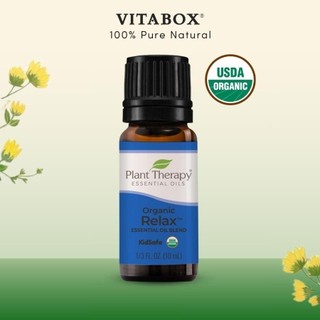 Plant Therapy - Tinh Dầu Synergy Giúp Thư Giãn - Relax Organic Essential Oil Blend 10mL