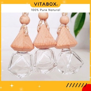 Vỏ Chai Tinh Dầu Treo Xe Ô Tô - Hình Lục Lăng