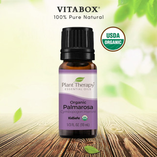 Plant Therapy - Tinh Dầu Hữu Cơ Sả Hồng (Palmarosa) KidSafe - USDA Organic - 10ml