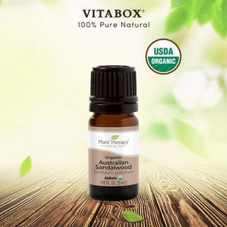 Plant Therapy - Tinh Dầu Gỗ Đàn Hương Úc Hữu Cơ - Sandalwood Australian Organic KidSafe Essential Oil - 5mL