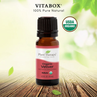 Plant therapy - tinh dầu cỏ hương lau hữu cơ - vetiver organic kidsafe essential oil - 5ml