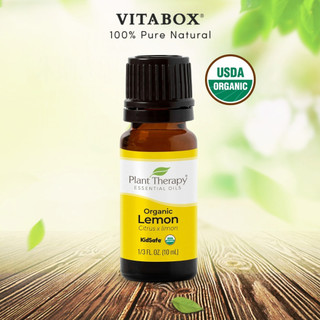 Plant Therapy - Tinh Dầu Vỏ Chanh Hữu Cơ - Lemon Organic KidSafe Essential Oil - 10mL