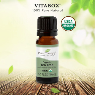 Plant Therapy - Tinh Dầu Tràm Trà Hữu Cơ - Tea Tree Organic KidSafe Essential Oil - 10mL